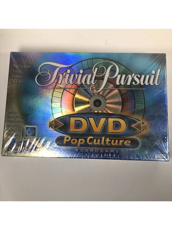 Parker Brothers Other - TRIVIAL PURSUIT DVD POP CULTURE NEW SEALED  BOARD GAME  FAMILY FUN CHILDREN NEW